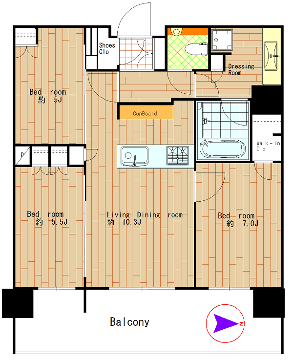ハルミフラッグサンヴィレッジタワー棟